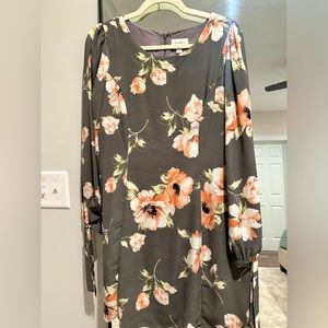Floral long sleeve dress